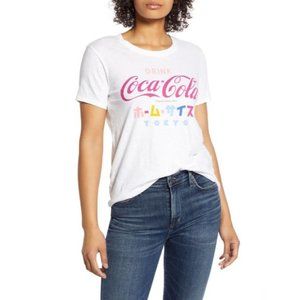 LUCKY LUCKY BRAND Coca-Cola Tokyo Crewneck Tee White Small